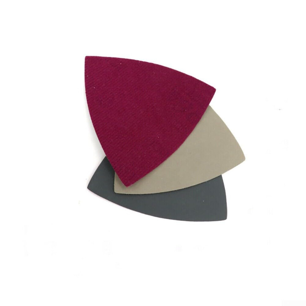 Wet Dry Sanding Sheets 50 Pcs 90Mm Triangle Silicon Carbide 800 1000 1500 5000 Grit 9393856079964