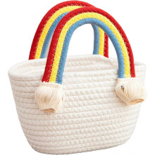 Woven Beach Bag, Large Capacity Shoulder Bag for Women, Lightweight Beach Tote Bag, Woven Handbag