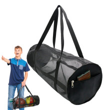 Mesh Dive Bag Foldable PVC Snorkel Dry Bag One Size, Lightweight Mesh, Fits Goggles, Swimwear, Football Gear