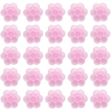 100 pcs eyelash extension glue holder flower shaped glue cup plastic glue tray pad seven compartments