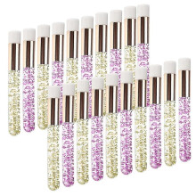 20-Pack Eyelash Shampoo, Advanced Eyelash Extension Nose Pore Deep Cleansing Brush, Blackhead Removal Brush