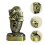 statue merlion en bronze, ornement , 2 pièces 10