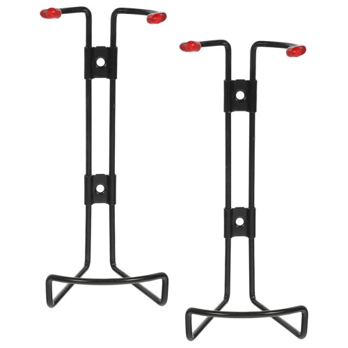2Pièces Support Mur Extincteur Acier Noir Solide Et Facile À Installer