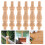 Raindrops  10 Pcs Balusters For Staircases Solid Wood Column 10