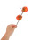 Decorative Fruit Simulated Persimmon Branches Foam Orange 4pcs 4