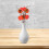 Decorative Fruit Simulated Persimmon Branches Foam Orange 4pcs 8
