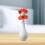 Decorative Fruit Simulated Persimmon Branches Foam Orange 4pcs 7