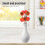 Decorative Fruit Simulated Persimmon Branches Foam Orange 4pcs 6