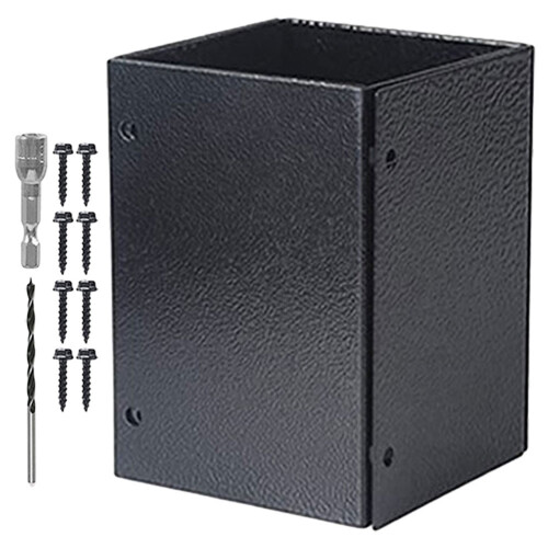 Post Base Protectors Railing Posts Deck For Stainless Black