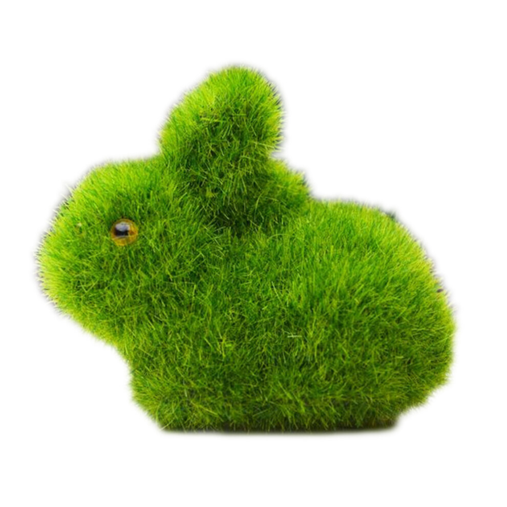 3 pcs green simulation rabbit moss artificial plants for home decor-image-OPC-PKTQZK8-NEW