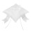 White Wedding Ring Pillow with Bowknot Holder for Ceremony 10