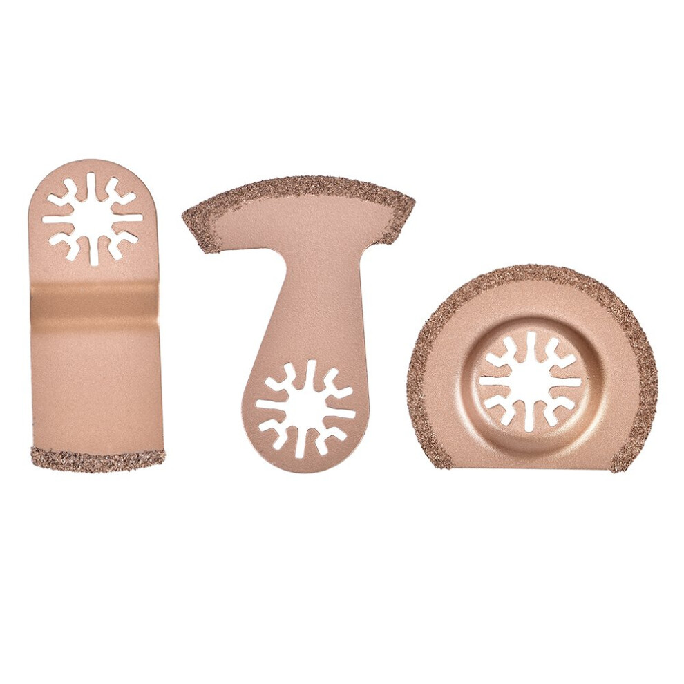Oscillating Saw Blade Set 3-Piece Carbide Segment Blades For Multi-Function Tool Polishing Cement And Sand 9016109178435