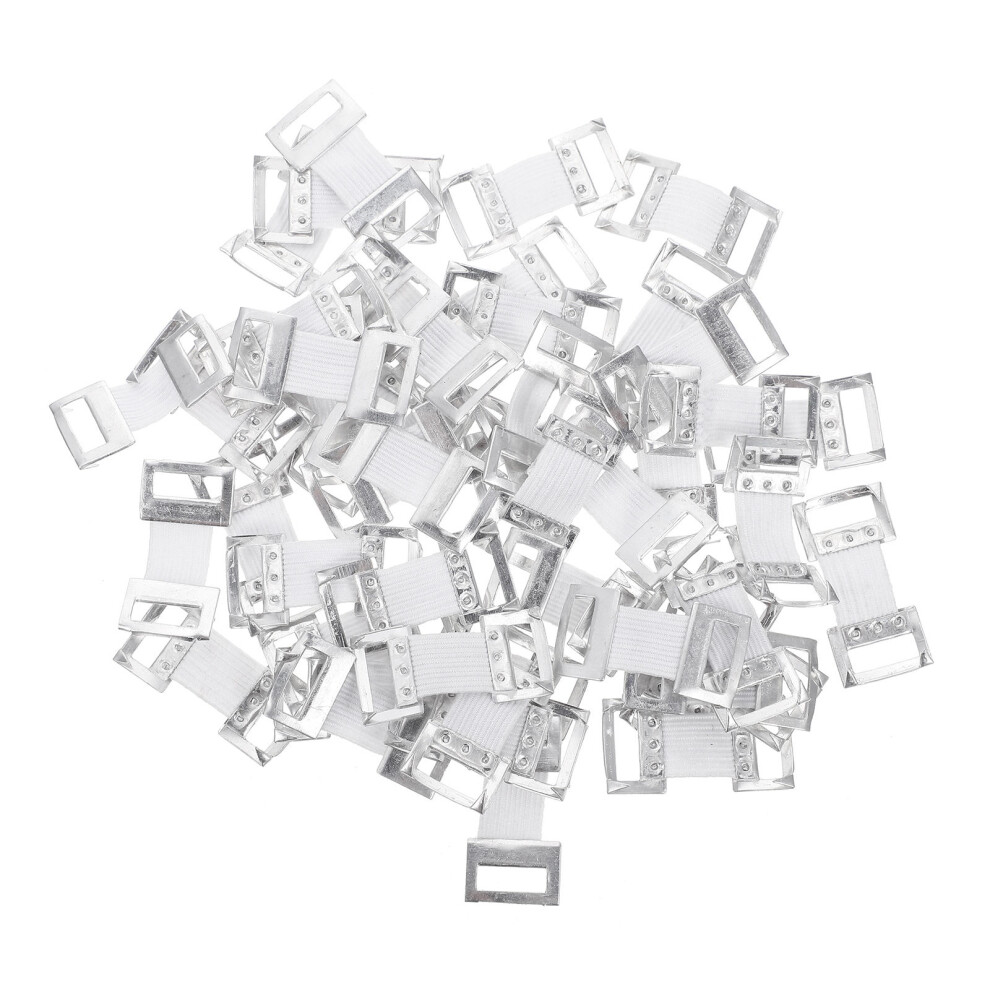 Happyyami 50Pcs Elastic Bandage Aluminum Clips For Home Use