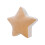 Five-Pointed Star Shaped Back Cushion Plush Pillow Yellow 1