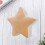 Five-Pointed Star Shaped Back Cushion Plush Pillow Yellow 10