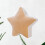 Five-Pointed Star Shaped Back Cushion Plush Pillow Yellow 7