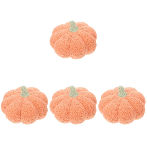 4pcs Pumpkin Shaped Throw Pillow Plush Cushion Home Decor 1
