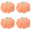4pcs Pumpkin Shaped Throw Pillow Plush Cushion Home Decor 5