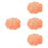 4pcs Pumpkin Shaped Throw Pillow Plush Cushion Home Decor 6