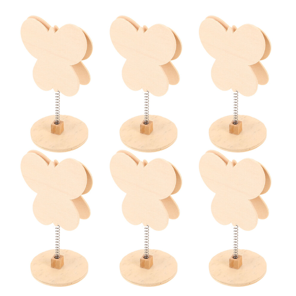 30 Pcs DIY Blank Table Card Holders Name Photo Clip-image-OPC-PKTR2XH-NEW