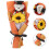 2pcs Graduation Sunflower Bear Bouquet Decoration 11