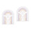 2pcs Window Cling Static Sticker Sun Catcher Decoration 6