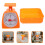1Stk Küchenwaage Orange Mit , Wie Laborgerät 3