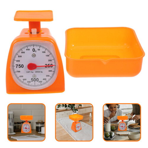 1Stk Küchenwaage Orange Mit , Wie Laborgerät 2