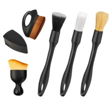 (Default) 4PCS Car Detailing Brush Set – Interior Cleaning Tools for Air Vents, Dashboard, Gaps & Auto Dusting