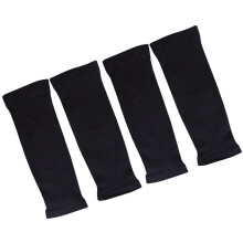 2 pairs uv sunscreen arm sleeves for kids outdoor riding black