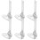Manual Alarm Button Key Silver Iron 6pcs 1