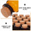 30pcs 10ml Mini Glass Bottles with Cork Stopper 8