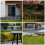 Fence Pole Carbonized Wood 2pcs 11.8x1.6x1.6in 8