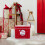christmas metal tin box rectangular santa design for cookie storage 3