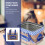 rectangle metal cookie box gift tin food container 10