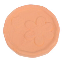 Dischi Riutilizzabili in Terracotta a Forma Fiore per
