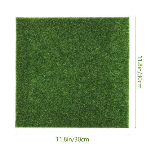 2 unidades 30x30 cm grama artificial pvc para e decoração 1