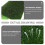 2 unidades 30x30 cm grama artificial pvc para e decoração 10