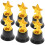 6 troféus para festas, e presentes 4