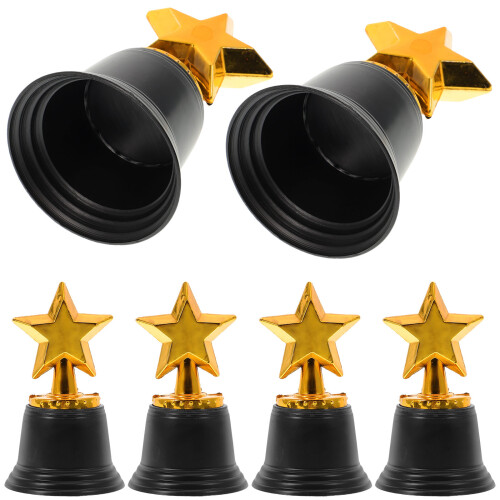 6 troféus para festas, e presentes 1