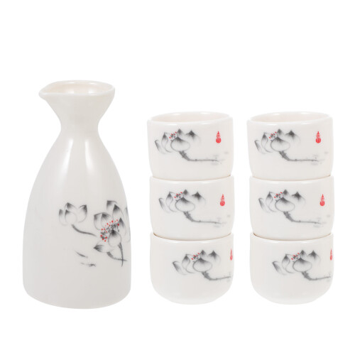 suporte para saquê japonês e para servir vinho com