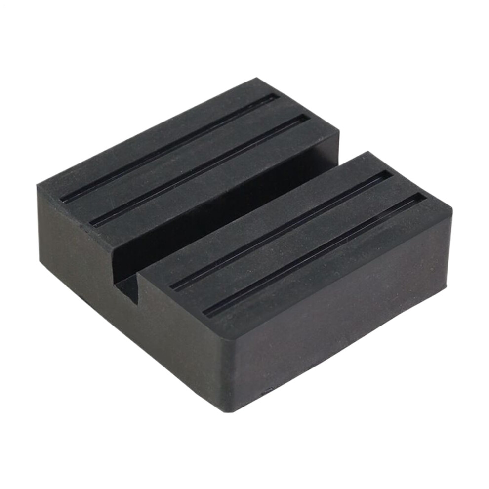 Floor Jack Adapter, Anti-Slip Rubber Pad, Rail Adapter, Heavy-Duty Rubber Support Block For Beam, Car And Floor Jacks 9393856080595