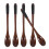 conjunto de 5 colheres pequenas madeira japonesas para e 1