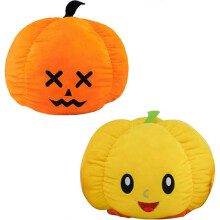 Double-sided Flip Plush Toys, Two Faces Devil Pumpkin Plush Toy, Double Sided Expression Plush Cute Toy,(20CM)