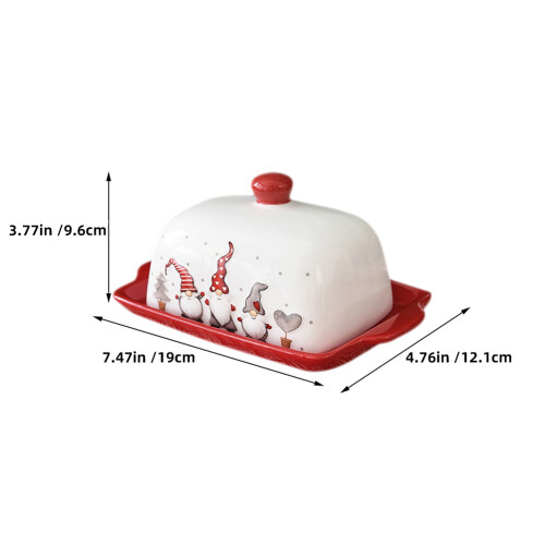Butterpot Met Kerststijl Keramisch 1