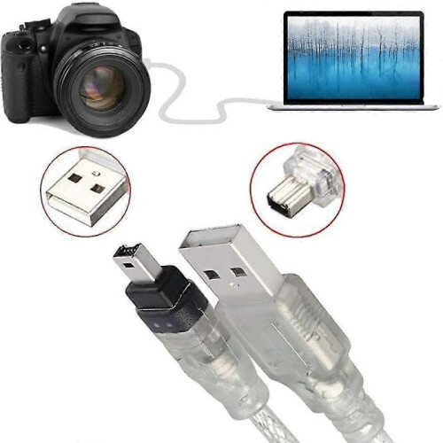 Cable Usb Male To Firewire Plug To Mini 4-pin To Firewire Adaptor 2