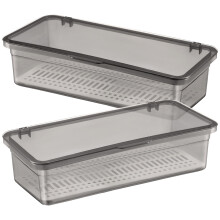 2 essstäbchen-etui, halter und aufbewahrungsbox, küchenzubehör