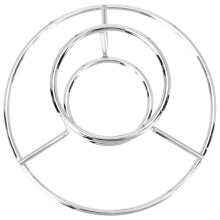 1Stk Hähnchen Bratrost Aus Edelstahl Silber, Robust Und Hitzebeständig