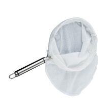 teefilterbeutel milchtee mit edelstahlgriff für 18 cm