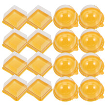 100 mini kuchenboxen aus kunststoff für cupbacks und muffins